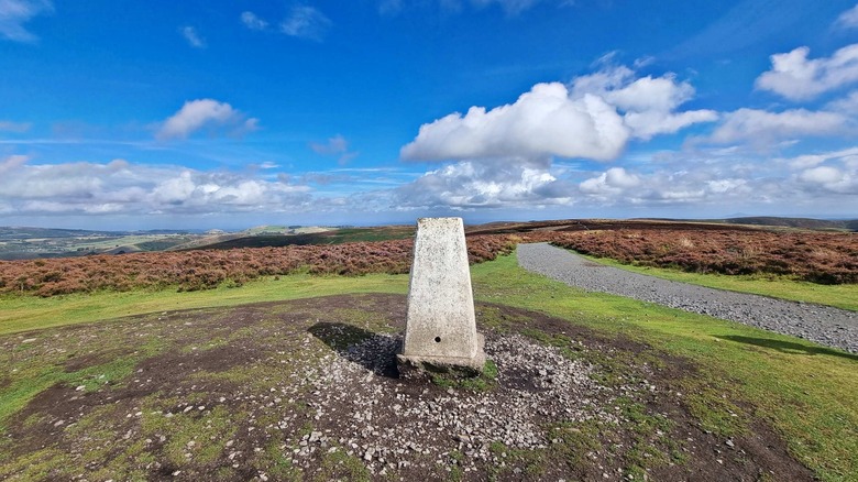 A ruin on top of Wrekin Hill