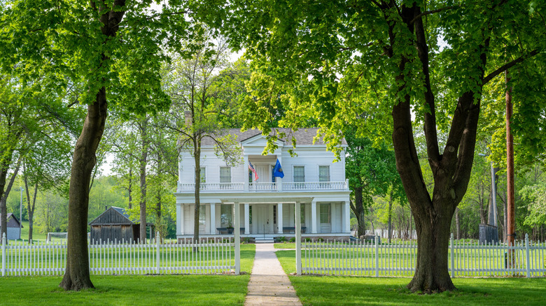 The Charles A. Grignon historic house or mansion in Kaukauna