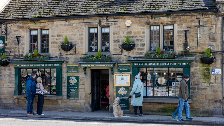 Exterior of the Old Original Bakewell Pudding Shop in Bakewell
