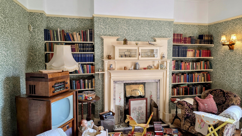 Exhibition room inside The World of James Herriot in Thirsk, England