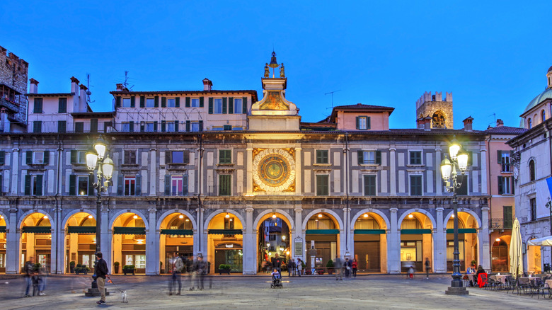 Twilight in Piazza della Loggia, Brescia