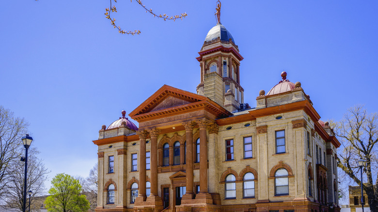 The Cottonwood County Courthouse in Windom, Minnesota