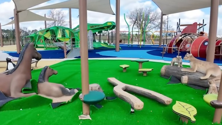 Explorer's Park playground at Babcock Ranch, Florida