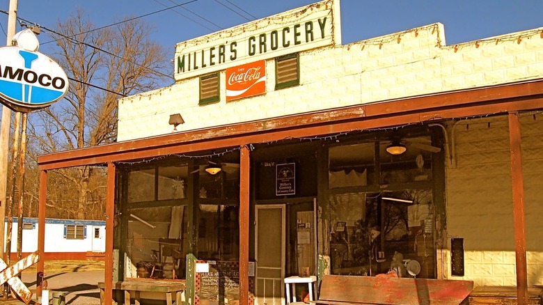 Outside of Miller's Grocery Cafe, Tennessee
