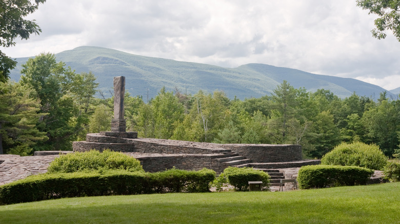 The monumental environmental sculpture "Opus 40" in Saugerties, New York﻿