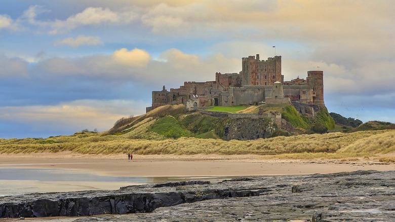 View of Bamburgh Castle from Bamburgh Beach