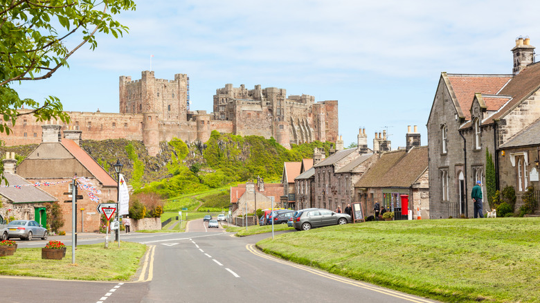 View of Front Street in Bamburgh
