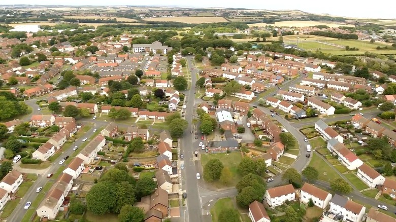 Houses in Peterlee, Durham, England