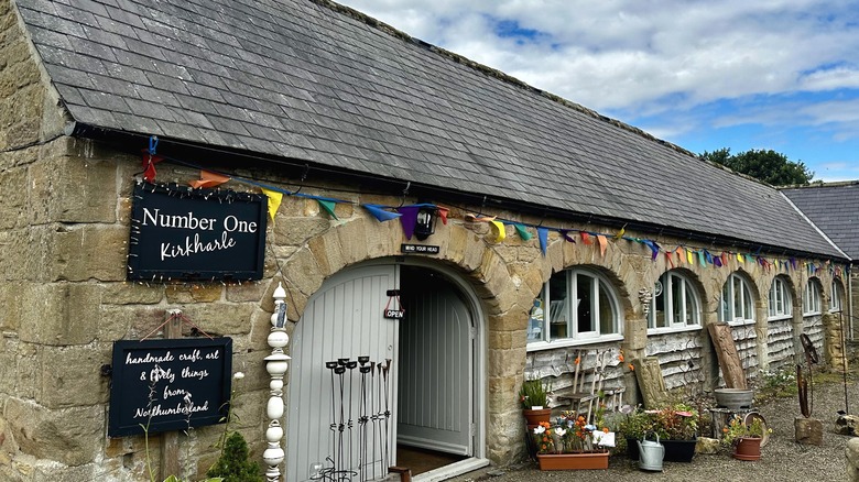 Number One Kirkharle, one of the shops at Kirkharle Courtyard, in an old stone building