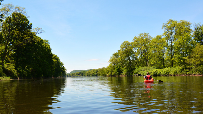 Kayaking on the Upper Delaware Scenic & Recreational River