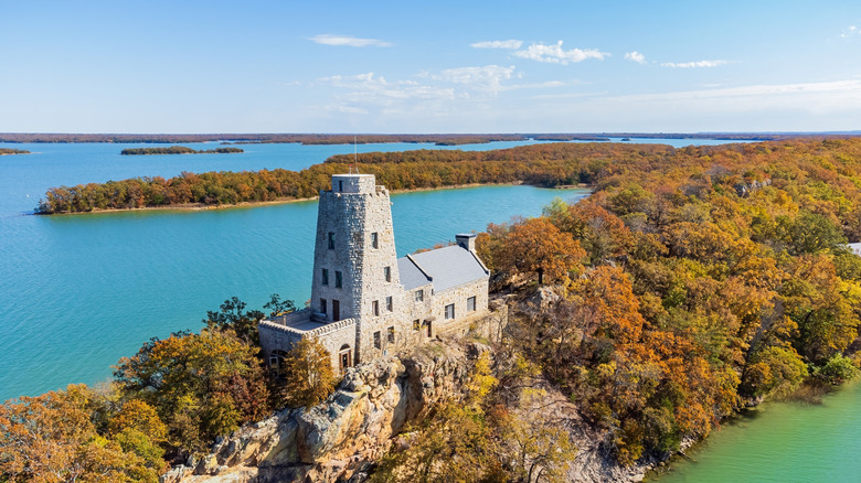 Tucker Tower at Lake Murray State Park near Ardmore, Oklahoma