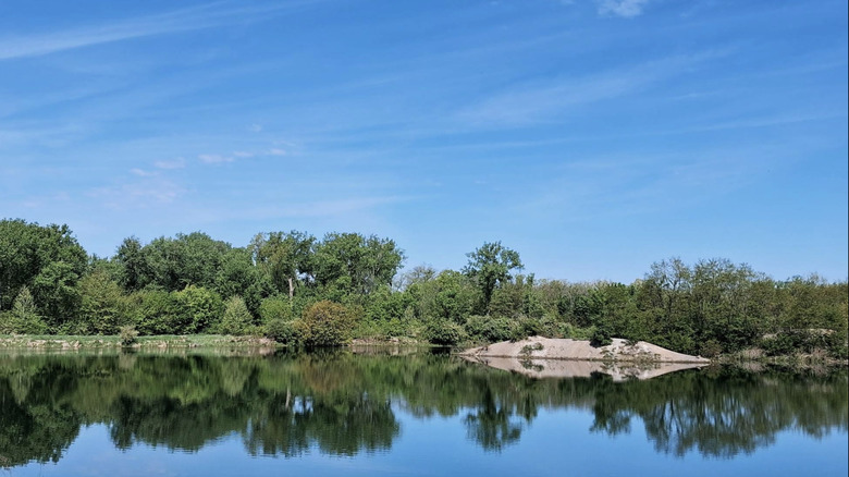 A view of the Banner Lakes in Banner Lakes at Summerset State Park in Summerset, Iowa