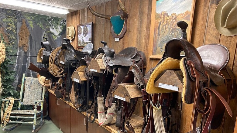 Pioneer artifacts at the Cracker Trail Museum