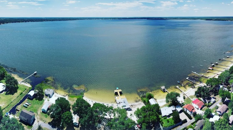 Aerial view of Lake Weir in Florida