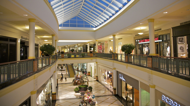 King of Prussia Mall, largest shopping mall on East Coast of United States, in Upper Merion Township.