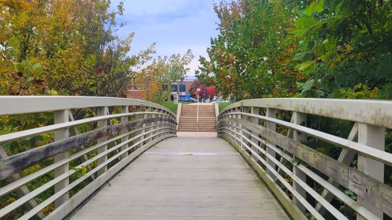 A portion of Chambersburg Rail Trail near Chambersburg Bike Park
