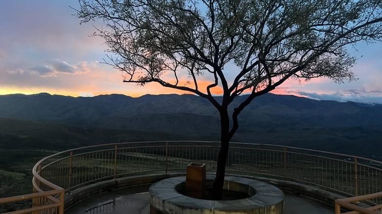 Sunset Point viewpoint at sunset