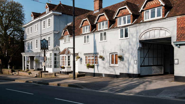 Elegant architecture in Haslemere, England