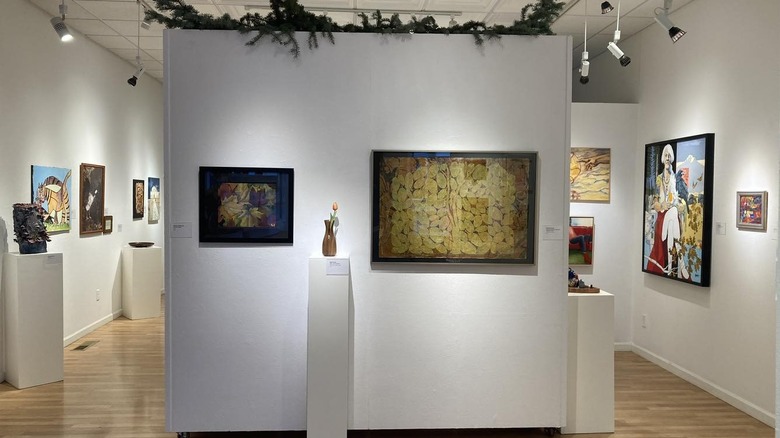 The interior of Liberty Arts Gallery in Yreka, California