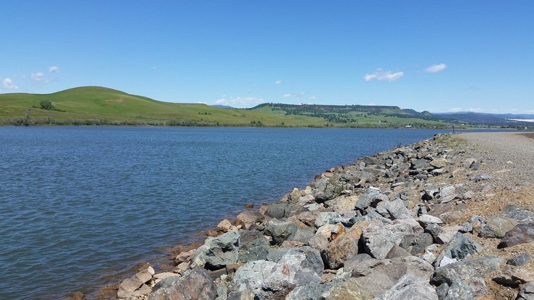 North Thermalito Forebay on sunny day