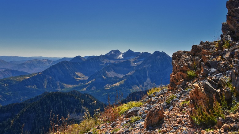 Photo of mountain views in Uinta-Wasatch-Cache National Forest