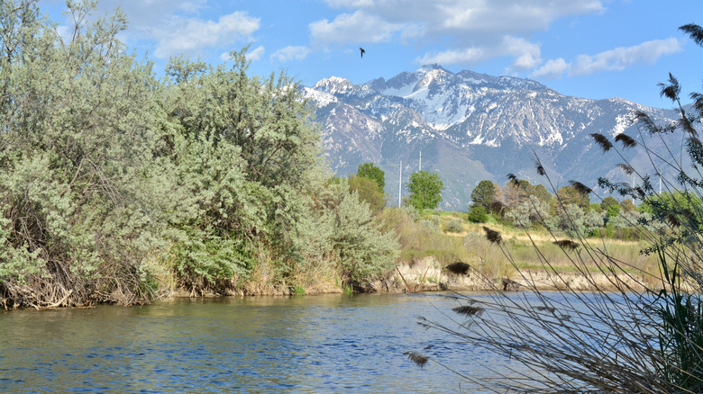 Mountain view from West Jordan, Utah