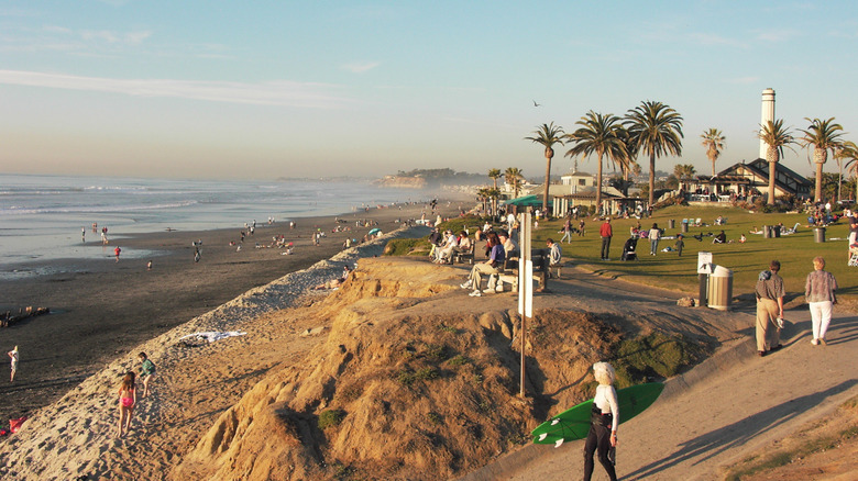 Powerhouse Park overlooking the ocean in Del Mar, California