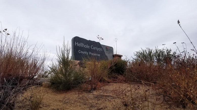 Hellhole Canyon County Preserve in California