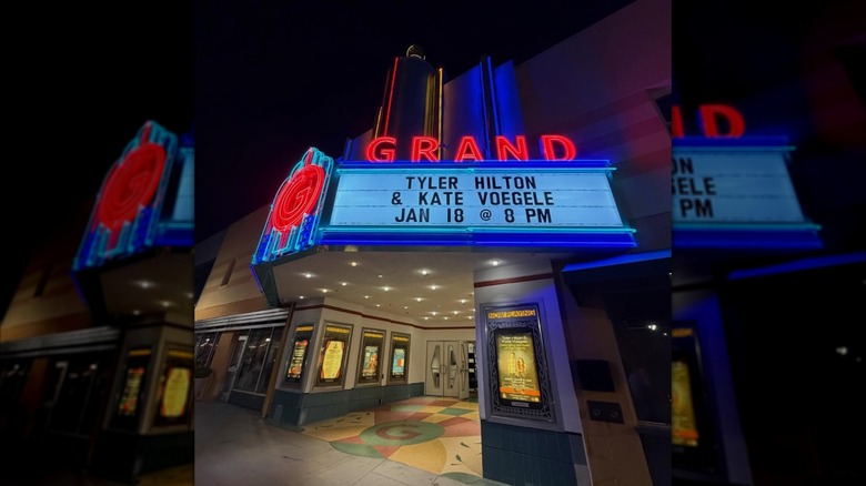 entrance to Grand Theatre Center for the Arts, Tracy, California