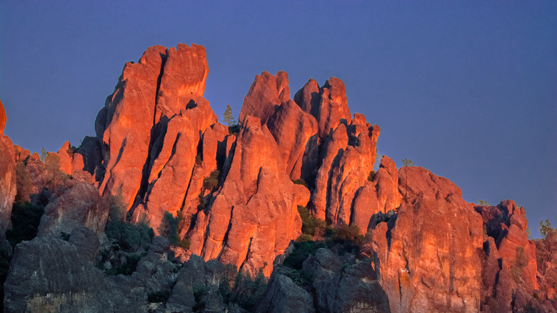 Pinnacles National Park view in early evening