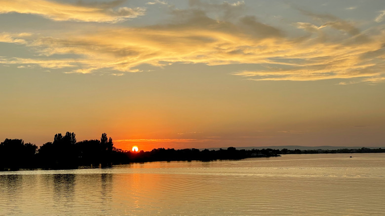 Sunset over Moses Lake, Washington