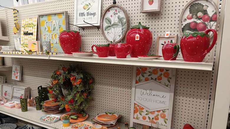 A display inside The Mercantile Outlet store in Troy, Missouri