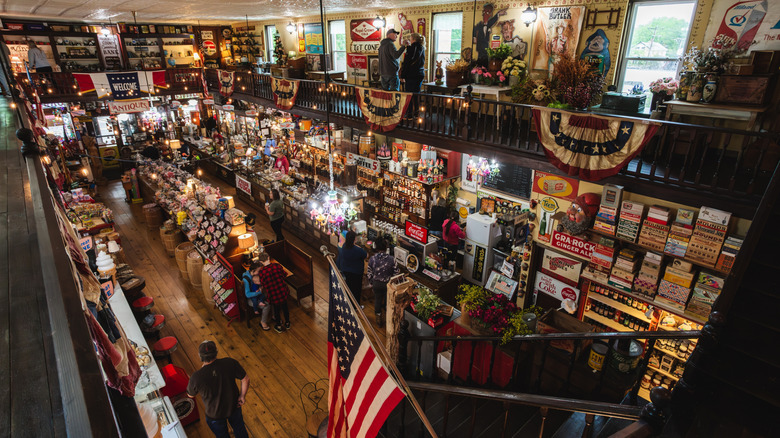 Inside the Old Village Mercantile in Caledonia, Missouri