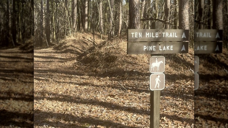 signpost at Pyramid State Recreation Area