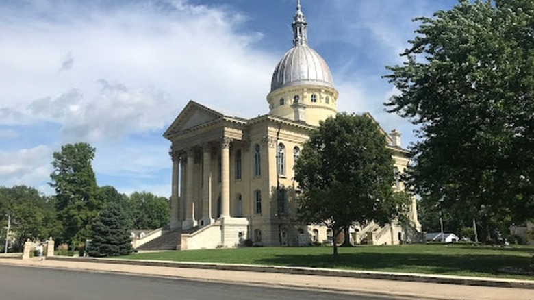 A view of the Million Dollar Courthouse in Carlinville