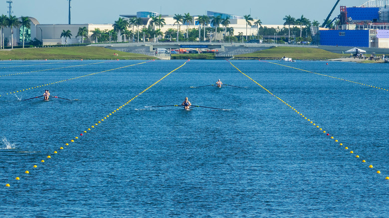 U.S. Olympic rowing trials taking place at Nathan Benderson Park in Fruitville, Florida