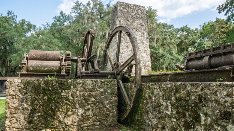 The Yulee Sugar Mill located in Homossasa, Florida