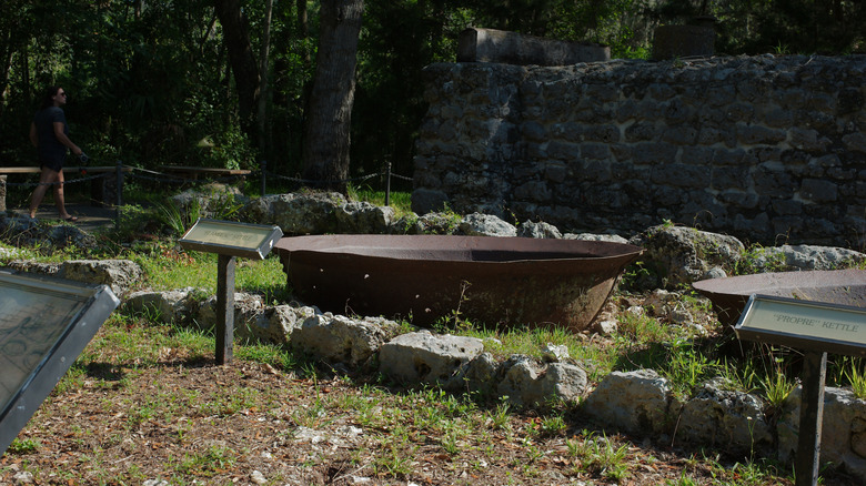 Yulee Sugar Mill Ruins Historic State Park in Florida