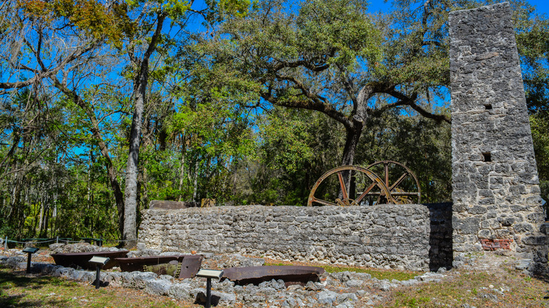 Yulee Sugar Mill Ruins Historic State Park in Homosassa, Florida
