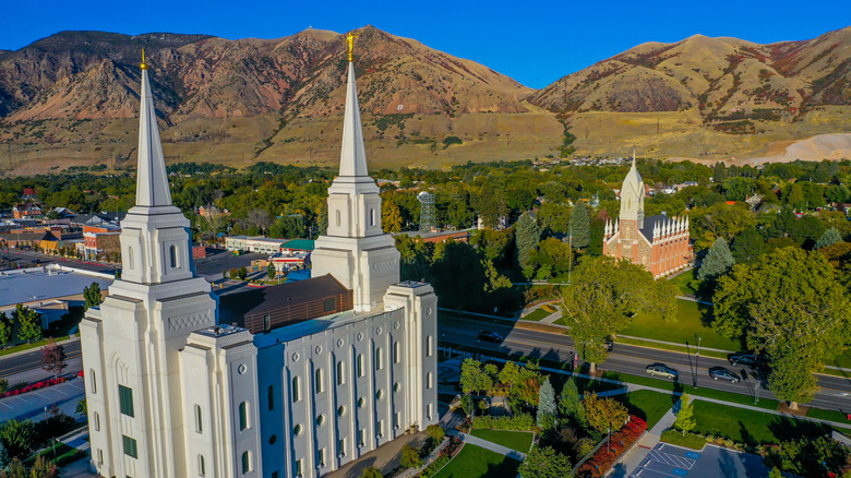 Architecture in downtown Brigham City, Utah