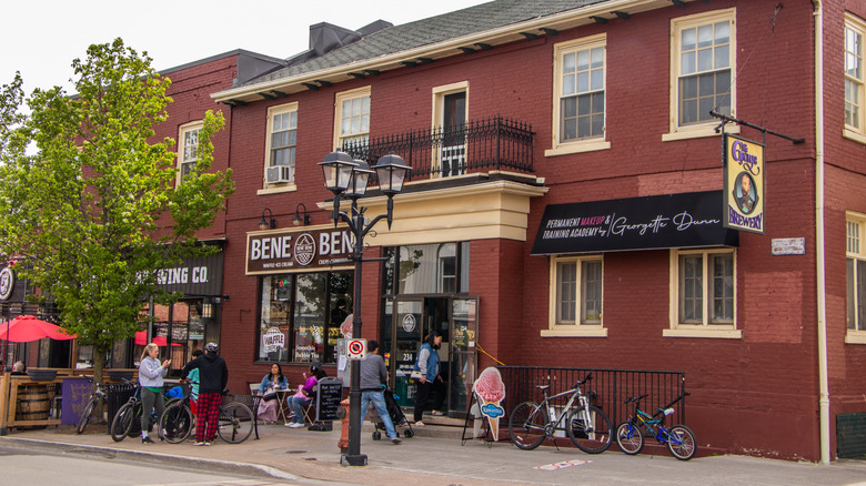 Ice cream parlor on Main Street in Newmarket Ontario