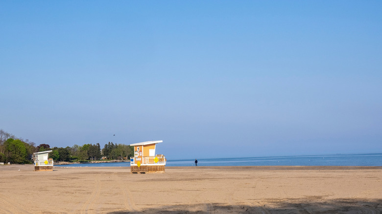 View of Victoria Park Beach in Cobourg