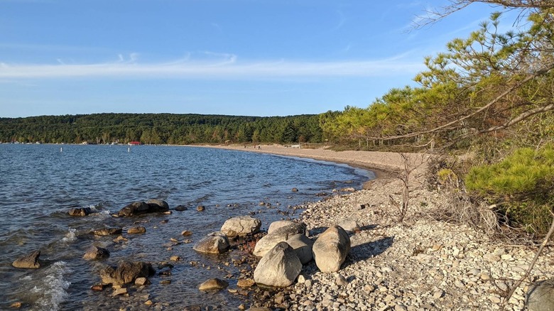 Young State Park lake.