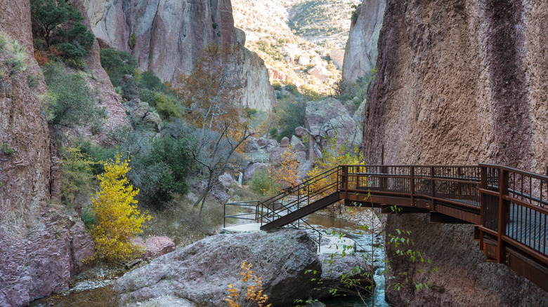 Catwalk Recreation Area near Glenwood, New Mexico