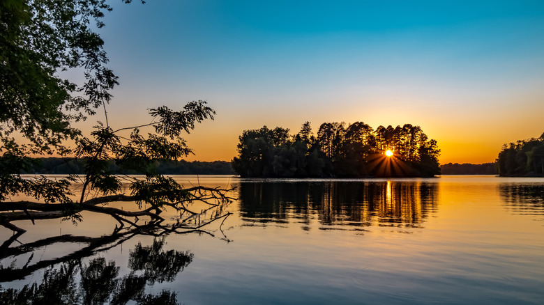 Sunset over Pymatuning Reservoir, Linesville, PA
