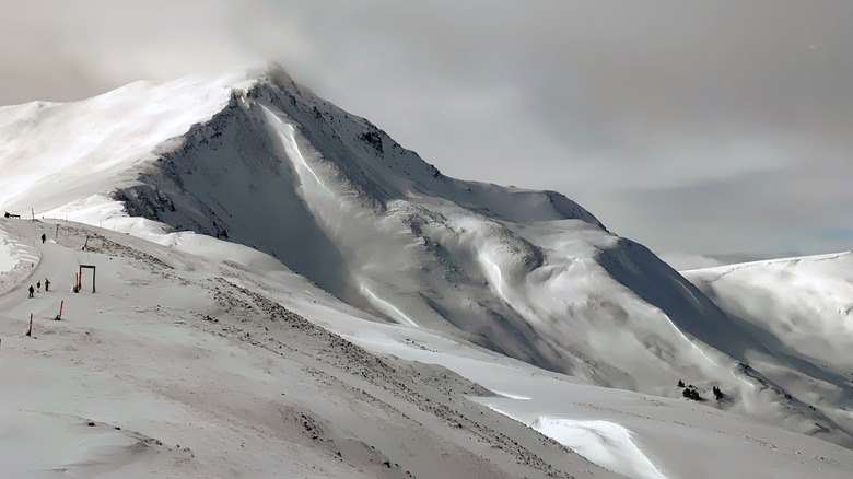 A view of snowy Copper Mountain in Colorado