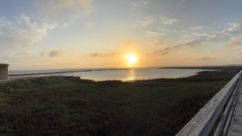 Sunset at Goose Island State Park