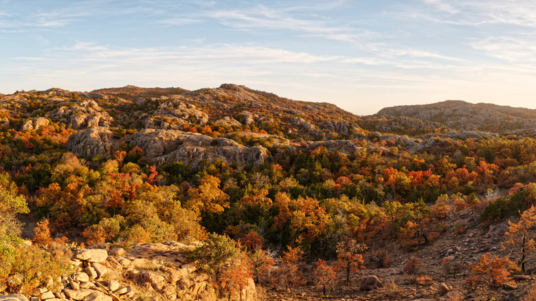 Wichita Mountains near Lawton, Oklahoma