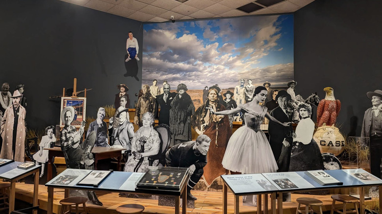 Exhibit in Museum of the Great Plains, Lawton, Oklahoma