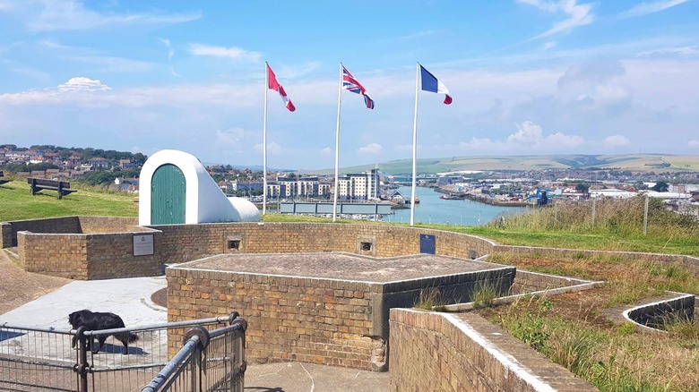 view from Newhaven Fort, East Sussex, England